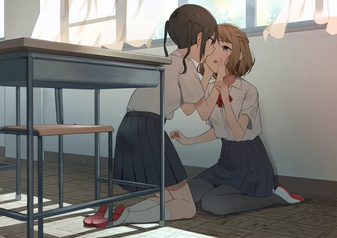 早朝教室にて 