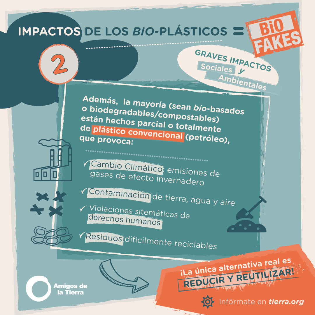 AmigosTierraEsp's tweet image. 🔎Los #bioplásticos son un problema más que una solución. Si de verdad te preocupan los impactos de los #residuos, lo único que realmente funciona es #reducir y #reutilizar, rechazando el #UsaryTirar. #SobranENVASESfalanNORMAS ¡Fuera #BioFAKES!
+ ℹ️ tierra.org/que-son-los-bi…
