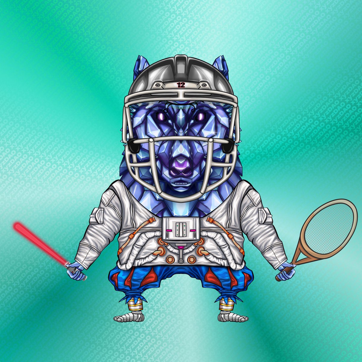 PolymorphsBot's tweet image. Diamond Paws #5822 was morphed by 0xd5a9C4a92dDE274e126f82b215Fccb511147Cd8e! universe.xyz/polymorphs/5822