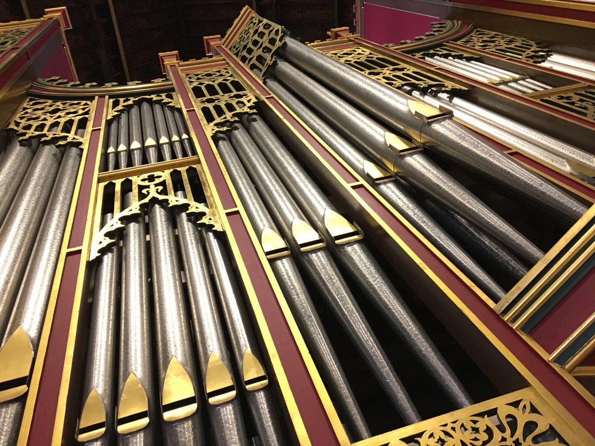 ThursdayLive's tweet image. The next @ThursdayLive organ recital from @StChadsBirm still online only will premiere on YouTube this Thursday at 1:15pm.
@OrganistPaul Carr and David Saint play #Bach #Mulet #Rheinberger #SaintSaëns 
youtu.be/cA27pLtMnsY via @YouTube