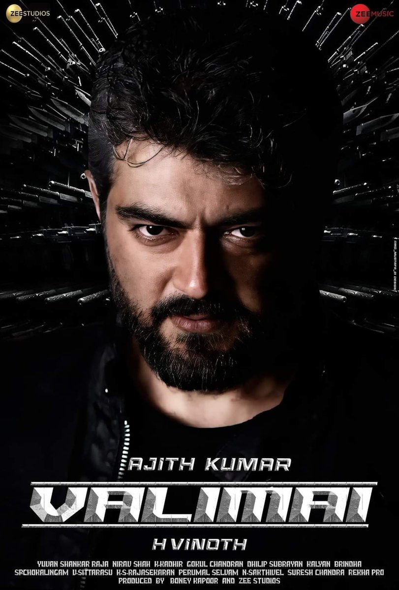 Valimai First Look Official : Valimai First Look On This Day Valimai