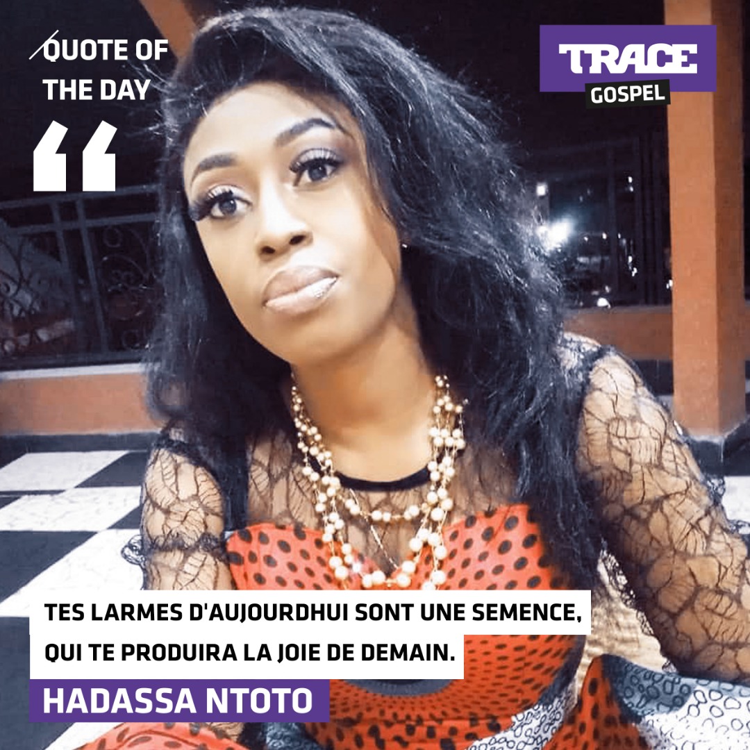 TRACE_Gospel's tweet photo. Excellente semaine ร tousโ๏ธ๐โจ๐๐ฟ !
@hadassantoto
#QuoteOfTheDay
#TraceQuote
#WeAreGospelMusic
#TraceGospel https://t.co/tvq9i1YL3q