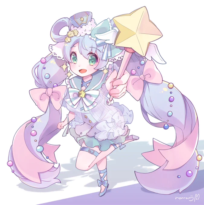 お団子ミクさんっていうテレパシー受け取ったのでうちのお団子ミクさんもみてみて(「🍡・ω・)「🍡 
