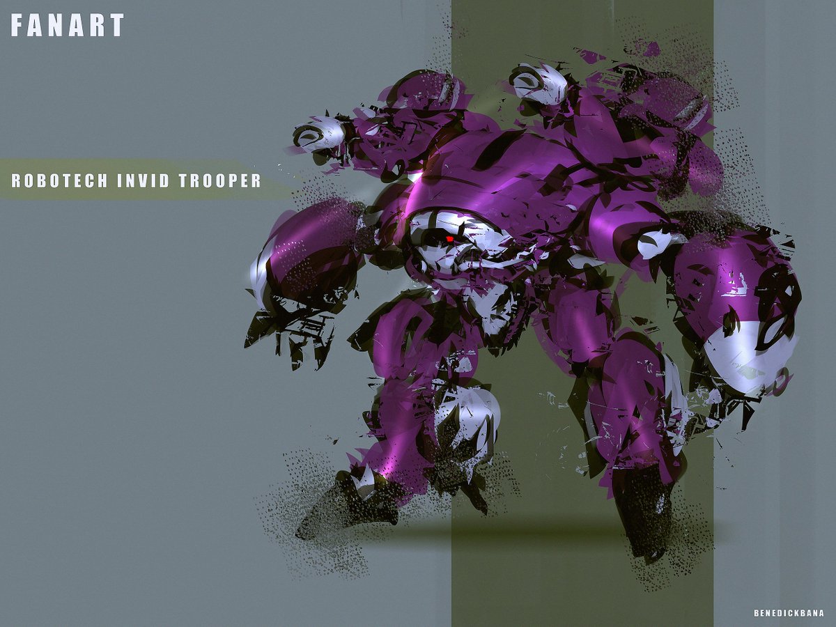 BenedickBana's tweet photo. ROBOTECH FANART "INVID TROOPER" :D 

#robotech #robotechfanart #fanart #anime #mech #mecha https://t.co/7RTLhJUi2U