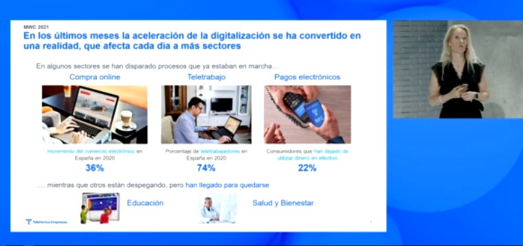 🗣️<a href="/PilarRioMaeztu/">Pilar Rio Maeztu</a>: Las soluciones digitales de salud están revolucionando nuestra relación con la sanidad. 

⏩El 75% de las consultas médicas realizadas digitalmente quedan resueltas sin necesidad de realizar ninguna consulta adicional o desplazamiento.

#MWC21 #TelefónicaMWC21