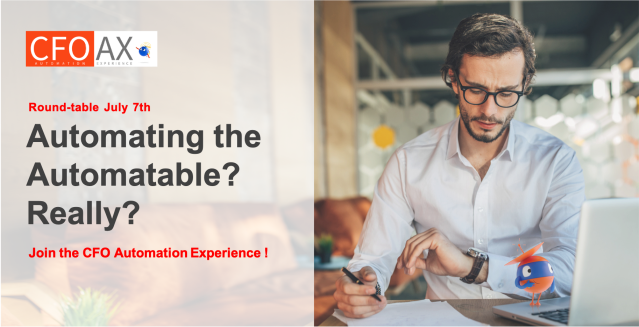 grahamwatt's tweet photo. Is it possible to "automate the automatable" in finance and accounting to make back-office work disappear? Join the discussion during the #CFOAutomationExperience round-table on July 7th. @UiPath #CFOAX https://t.co/Pvl4Dd2bxq https://t.co/zx4CdRKg7O