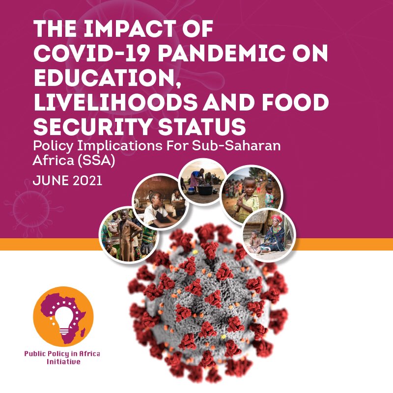 policy_africa_'s tweet photo. IMPACT OF COVID-19 PANDEMIC ON
EDUCATION, LIVELIHOODS AND FOOD SECURITY STATUS: POLICY IMPLICATIONS FOR SUB-SAHARAN AFRICA (SSA).  Many thanks are due to the authors, the reviewer, the language editor and the graphic designer.
#covidー19 #education #impact #livelihoods #Africa https://t.co/a7LN4sbNib