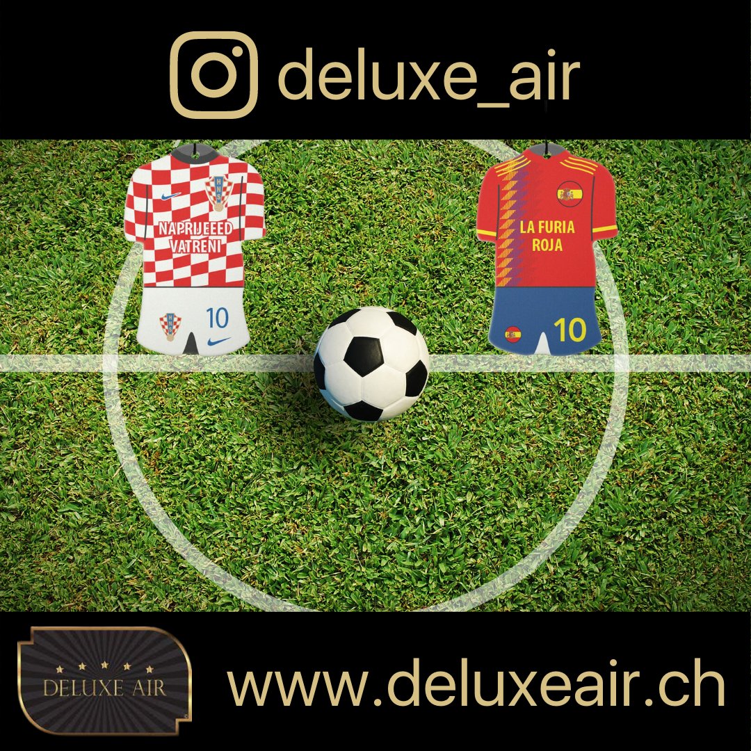 DeluxeAir4's tweet photo. Heute trifft Kroatien auf die "La Furia Roja".
Wem drückt ihr die Daumen?

#crospa #EM2021 #spanien #kroatien #EURO2020 #Europameisterschaft #lafuriaroja #deluxeair #autoduft #duftbaum https://t.co/5azCGhnkj7