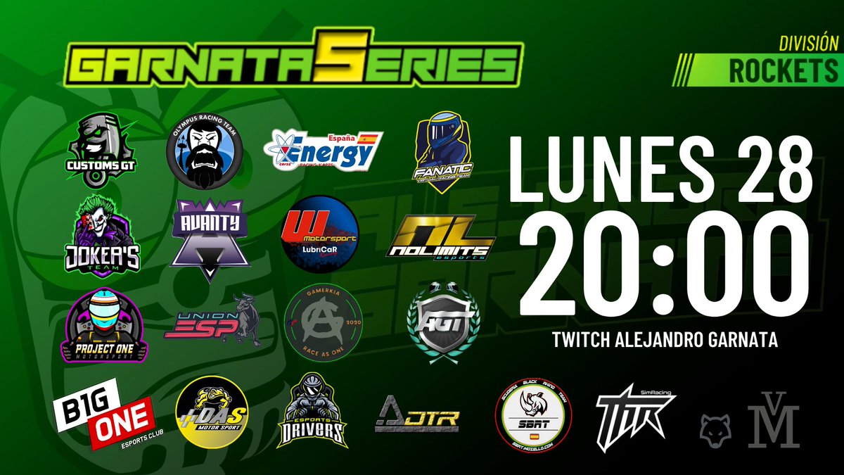 AVANCE | Hoy es el día, un día para atraerlos a todos, para juntar a los ingobernables y decidir un campeonato que ha sido a todas luces #puroespectáculo

🇧🇪 Jornada 8
📅 Lunes 28 - 20:00
📺 Twitch Alejandro Garnata
🎙️ EmaLamas y Alejandro Garnata
➕ <a href="/TSlafer/">Tomás Slafer</a> <a href="/SoyMotor/">SoyMotor.com</a> 

🚀