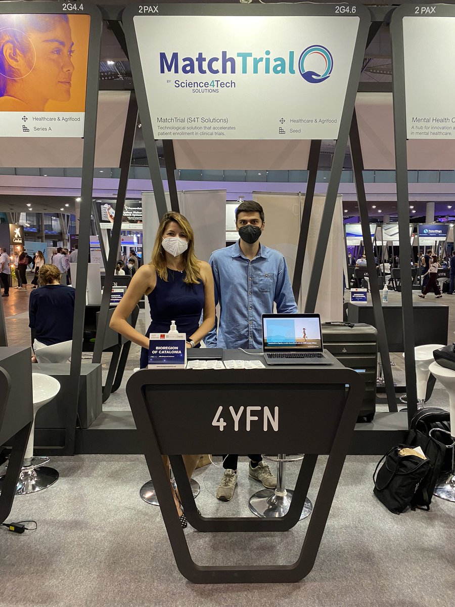 MatchTrial's tweet photo. Join us at @4YFN_MWC . We’ll be there until tomorrow! https://t.co/KwUUu1NS1o