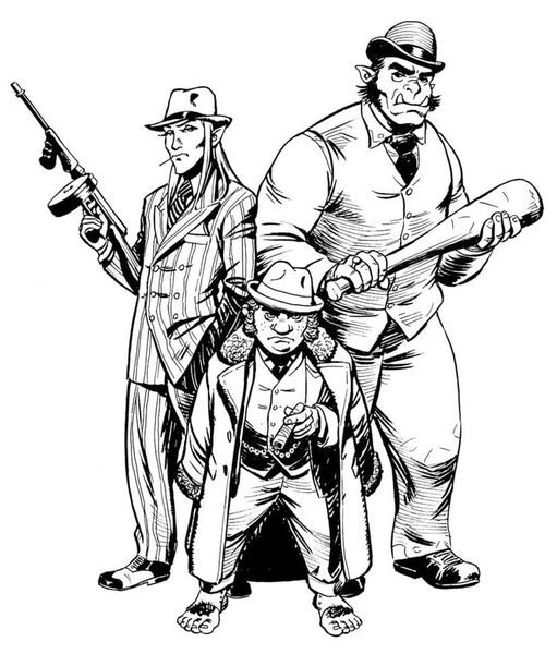 We heard yoose mixed Gangbusters with B/X, we want in! Kapeesh! #GangBusters 
Art © 2018 - 2020 Lipatov