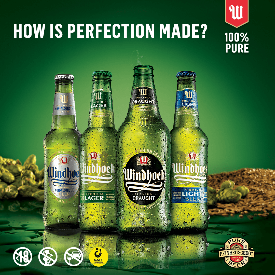 Windhoekbeer_NA's tweet image. Sit back and open the perfection of a Windhoek beer, brewed longer for a smoother finish. #100PercentPure #PureBeer #PerfectTimePerfectBeer