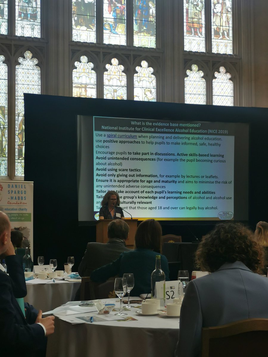 talkalcohol's tweet image. Spiral learning is key - just 1 lesson of Alcohol Education won't work. #niceguidelines