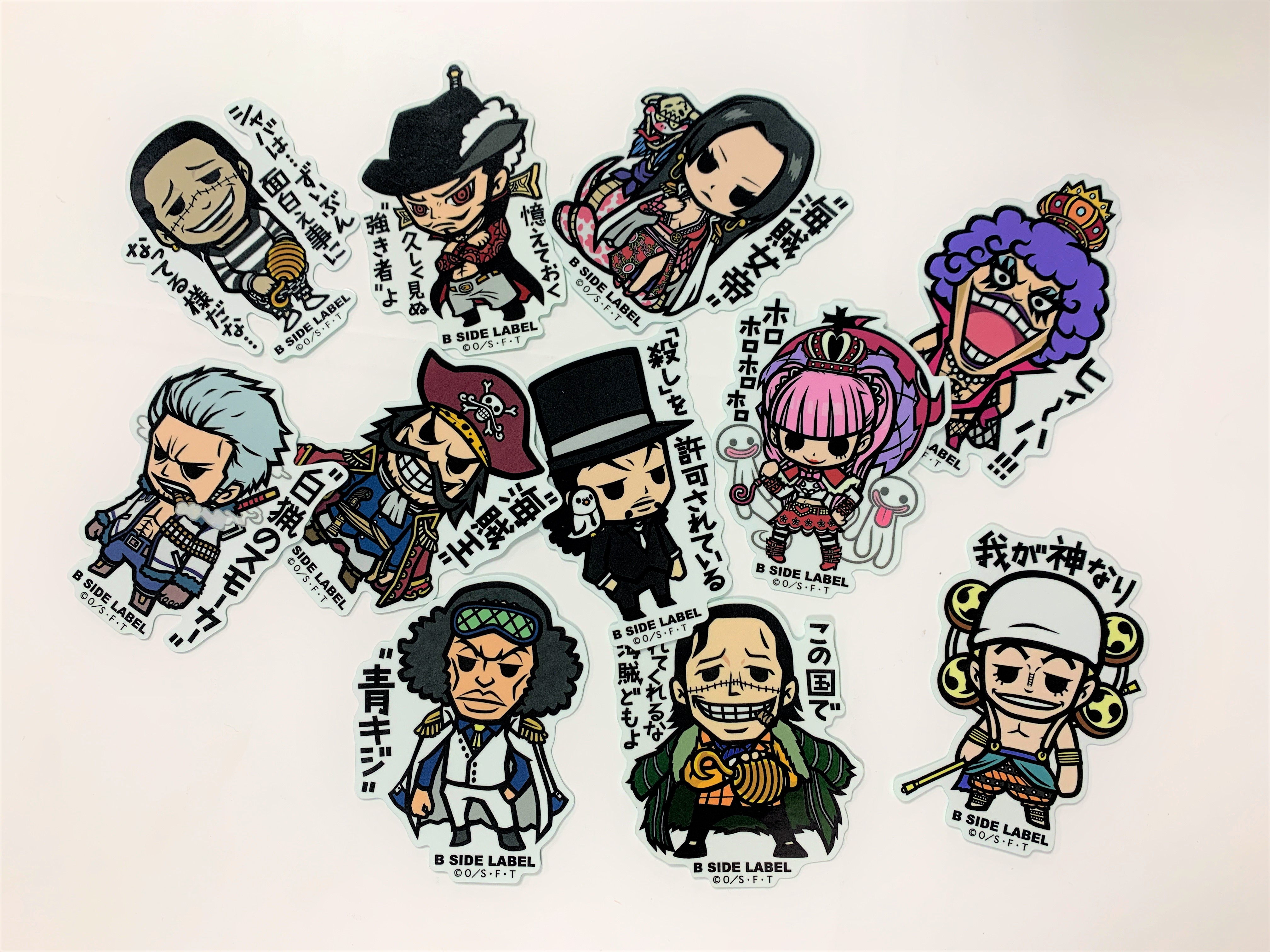 One Piece 麦わらストア名古屋店 新商品 One Piece B Side Label ステッカー 各385円 税込 好評発売中 麦わらストア Onepiece T Co N8mnbttosh Twitter