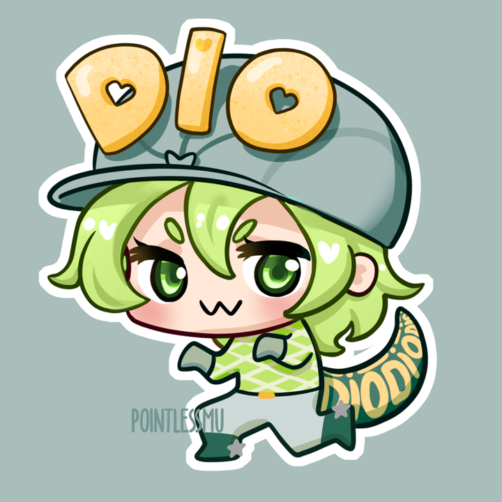 PointlessMuvu's tweet photo. Diego chibi. A new Jojo keychain that will be available at my art table~

#jjba #jjbafanart #ジョジョの奇妙な冒険 https://t.co/XQiG3gBIWU