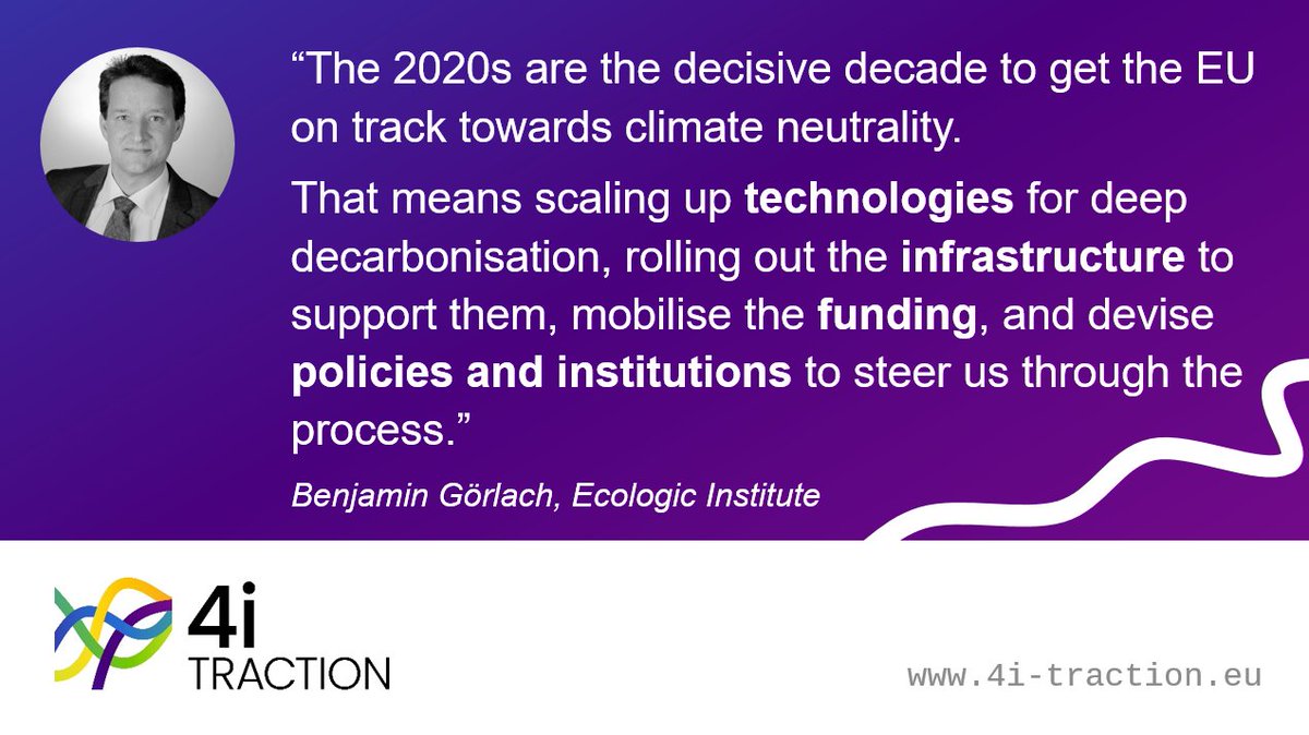 4iTraction's tweet photo. To reach #climateneutrality by 2050, the EU needs to put all necessary elements on the right track this decade.
#4ITRACTION aims to make a dedicated contribution to a policy framework that is #FitForNetZero. https://t.co/TmNdm6jtyc