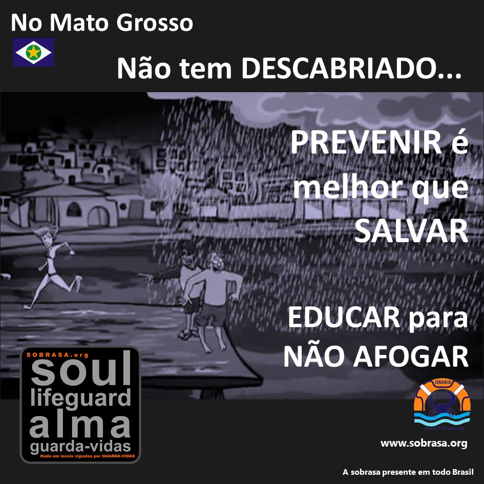 david_szpilman's tweet photo. PREVENIR É SALVAR - EDUCAR PARA NÃO AFOGAR!
Conhece alguém do Mato Grosso?
Convida para o Telegram SOBRASA https://t.co/W1gmgRo98T.
#sobrasa #afogamento #salvamento #davidszpilman #prevenção #guardavidas #salvavidas #drowning #ahogamiento #lifeguard #bombeiro #CBMMT https://t.co/5ho7EwbCEF