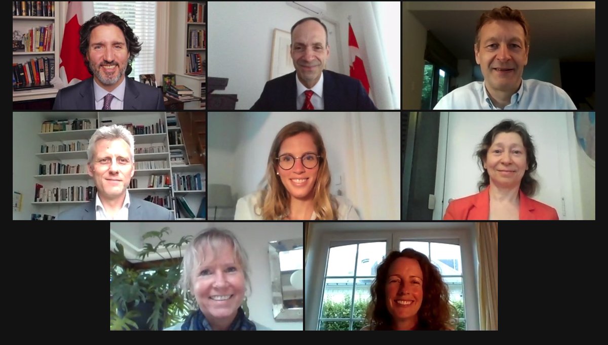 Such an honor &amp; privilege for <a href="/CanEmbBeLux/">Embassy of Canada to Belgium and Luxembourg</a> officers to exchange with Prime Minister <a href="/JustinTrudeau/">Justin Trudeau</a> about his recent visit to 🇧🇪.  Thank you 🙏for your feedback &amp; your engagement to strengthen 🇨🇦🇧🇪 bilateral relation. We feel very supported!