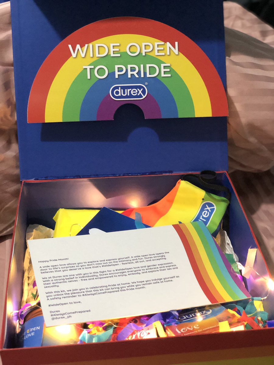 mavewreak's tweet photo. Happy Pride, thank you Durex PH and @beckynights now kanino pwede gamitin👀 https://t.co/cncTxr7u5Q
