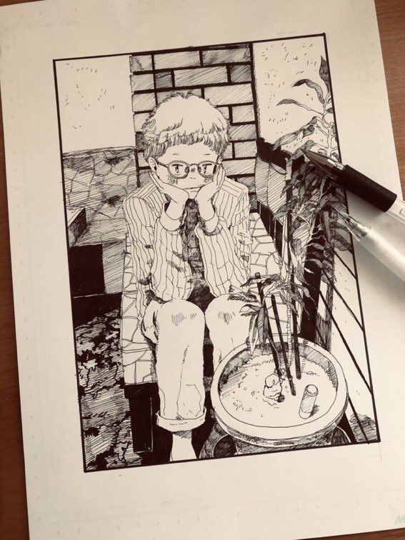 #引用RTで絵をあげて5人指名してバトンでお気に入りの絵を載せる

心地いい触感を感じさせる絵を描く深井さん@gunjou513 からバトンいただきました!ありがとうございます。

今回はアンカーでお願いします🙏 