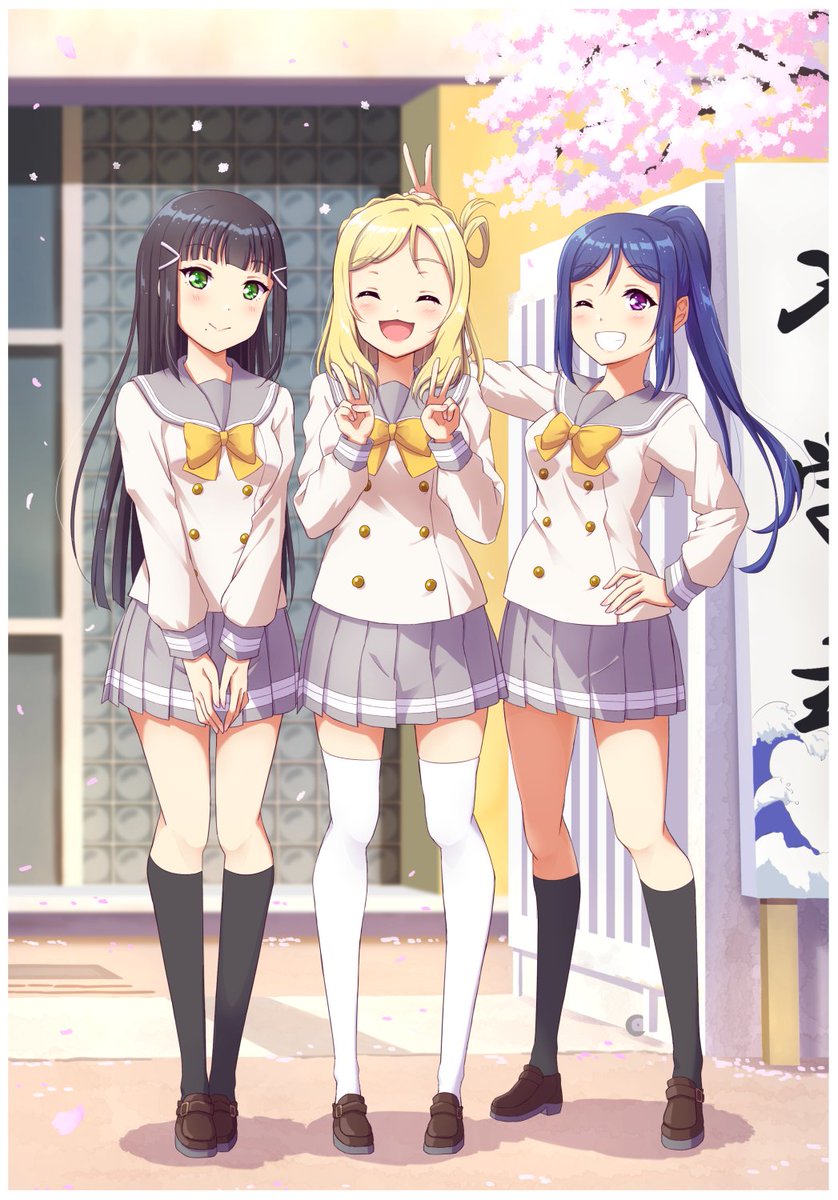 高海千歌 「#自分が選ぶ今年上半期の4枚 」|QY@僕ラブ「結女07」のイラスト