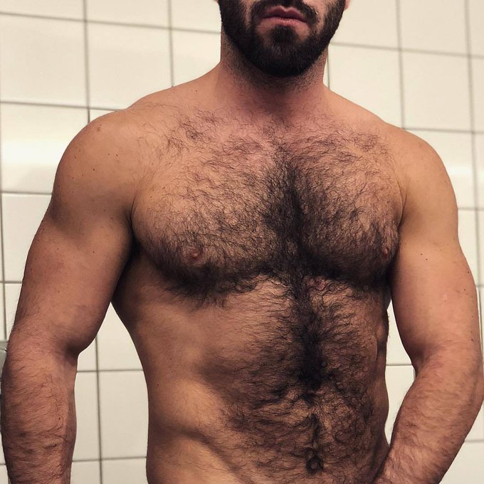 ?June 28, 2021? #hairsome #hairychest #hairygay #hairyfan #scruff #beardedhomo #beard #hairymen #gay