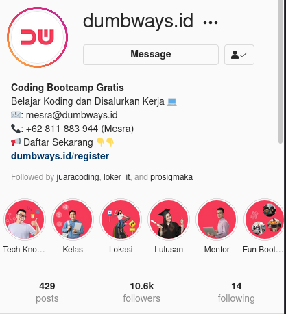 Sebutsaja__'s tweet photo. Boot camp Gratis Skema ISA

Income Sharing Agreement (ISA) juga bs jd alternatif yg menarik dgn ikatan dinas selama bbrp tahun.

Fazztrack: https://t.co/PMQR80nrhf

iStarIndonesia: https://t.co/w8KgjshDst

Juaracoding: https://t.co/3F2K6Uc6lf

Dumbways ID: https://t.co/vemqYljqwd https://t.co/dCfAVti3Od