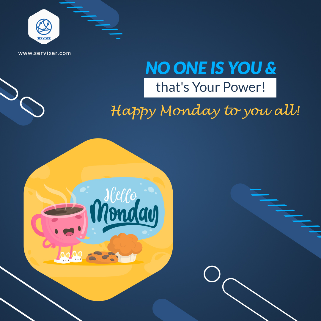 servixer's tweet photo. Happy Monday to you from our Team✳️. Stay strong you got this 💪💫

👉🏼 VISIT https://t.co/Dji98bHtL0 to get connected with our team. 📞
#MondayMood #MondayMotivation #mondayvibes #Servixer #Transcription #effectiveSEO #TranscriptionServices #Callmonitoring https://t.co/vM1SEDQOE1