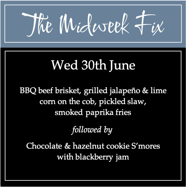 LetcombeHound's tweet photo. Out the Wild West this week with our US-themed Midweek Fix. Enjoy BBQ beef brisket with sides and then our take on the campfire favourite Chocolate and hazelnut s'mores with blackberry jam. Have a nice day! πΊπΈ
#MidweekFix #Wantage #Letcombe #villagepub #eatlocal #delicious https://t.co/TFbbvbVt6f