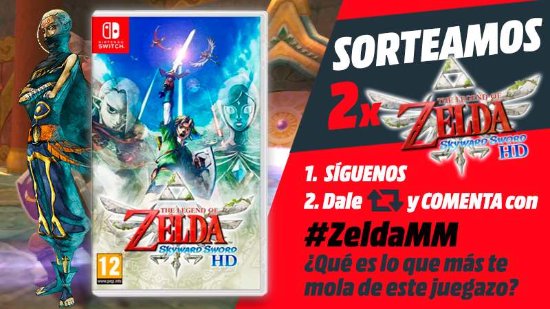 MediaMarktGames's tweet photo. ‼️ SORTEAMOS 2 The Legend of #Zelda: #SkywardSwordHD ‼️ Descubre el origen de la Espada Maestra😱 

1⃣ Síguenos
2⃣ Dale RT y comenta con #ZeldaMM ¿Qué es lo que más te mola de este juegazo?  

¡A más comentarios, más opciones de ganar!
⏱️Solo HOY 29/06🍀 https://t.co/zORSg435RC