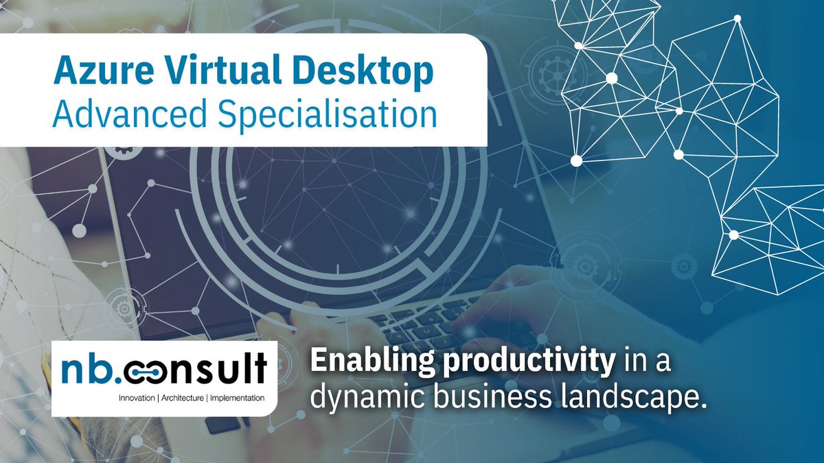 NBConsult is excited to announce that they have obtained their Microsoft Windows Virtual Desktop advanced specialization. Read more: nbconsult.co/blog/nbconsult…

#Azure #WVD #MicrosoftAzure #VirtualDesktop #SecureCloudDesktop