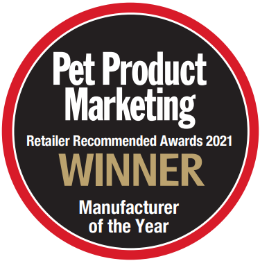 E X C I T I N G ▪ N E W S 

We're so pleased to have won the highly sought-after 𝐌𝐚𝐧𝐮𝐟𝐚𝐜𝐭𝐮𝐫𝐞𝐫 𝐨𝐟 𝐭𝐡𝐞 𝐘𝐞𝐚𝐫 award in Pet Product Marketing's 𝗥𝗲𝘁𝗮𝗶𝗹𝗲𝗿 𝗥𝗲𝗰𝗼𝗺𝗺𝗲𝗻𝗱𝗲𝗱 𝗔𝘄𝗮𝗿𝗱𝘀 𝟮𝟬𝟮𝟭. 

#AwardWin #PetIndustry
