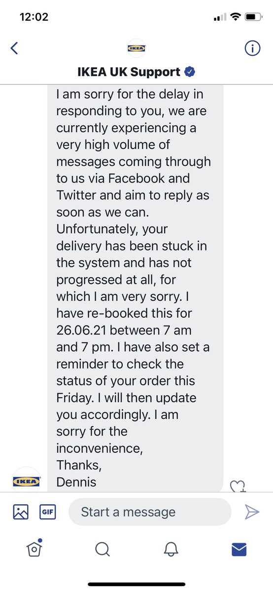 marghi74's tweet photo. @IKEAUKSupport still nothing. Little communication. I’ve now been waiting a month for this item to be successfully delivered. https://t.co/wb2OVd6uQO
