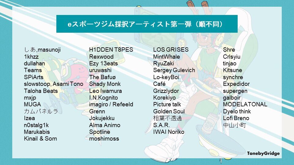 Lofi HipHop Radio - Tone by Gridge (@tonedotcom) on Twitter photo ▶︎Spotify特別プレイリスト
spoti.fi/3qxv6B1
▶︎Artists① Thank you!✨
<a href="/sheer_jp/">しあ</a> , @9mmbac
<a href="/teaams/">TEAMS✨️</a>
<a href="/slowstoop/">slowstoop</a>
<a href="/TalohaB/">Taloha Beats</a>
<a href="/MUGA1994/">MUGA</a>
<a href="/qOkLYsUmOKHqE5Z/">カムパネルラ/kamupanerura</a>
<a href="/isaiah708555/">Izea</a>
<a href="/tsunenori1983/">Tsunenori</a>
<a href="/Kinailmusic/">Kinail</a>
<a href="/dyelo_think91/">Dyelo think</a> ▶︎Spotify特別プレイリスト
spoti.fi/3qxv6B1
▶︎Artists① Thank you!✨
<a href="/sheer_jp/">しあ</a> , @9mmbac
<a href="/teaams/">TEAMS✨️</a>
<a href="/slowstoop/">slowstoop</a>
<a href="/TalohaB/">Taloha Beats</a>
<a href="/MUGA1994/">MUGA</a>
<a href="/qOkLYsUmOKHqE5Z/">カムパネルラ/kamupanerura</a>
<a href="/isaiah708555/">Izea</a>
<a href="/tsunenori1983/">Tsunenori</a>
<a href="/Kinailmusic/">Kinail</a>
<a href="/dyelo_think91/">Dyelo think</a>