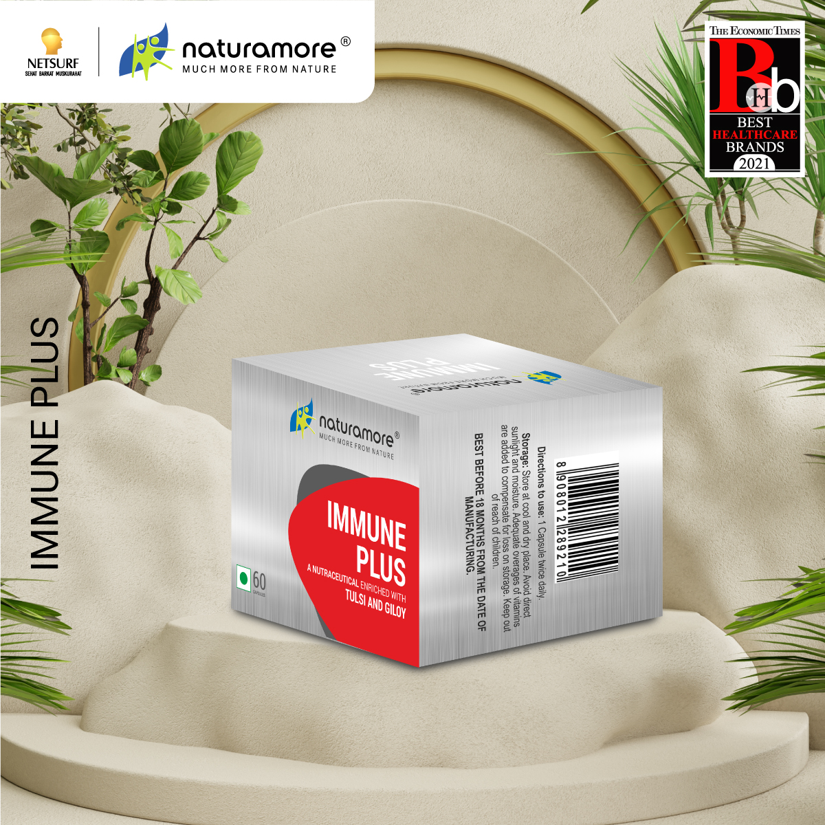 Naturamore_ncpl's tweet photo. #Naturamore #ImmunePlus is a comprehensive natural supplement for optimum immune response in a variety of infectious and allergic condition.
Know More - https://t.co/yCQRbqZ9jf
#Giloy #Amla #Garlic #Tulsi #Shunthi #Curcumin https://t.co/1rLs857yV7