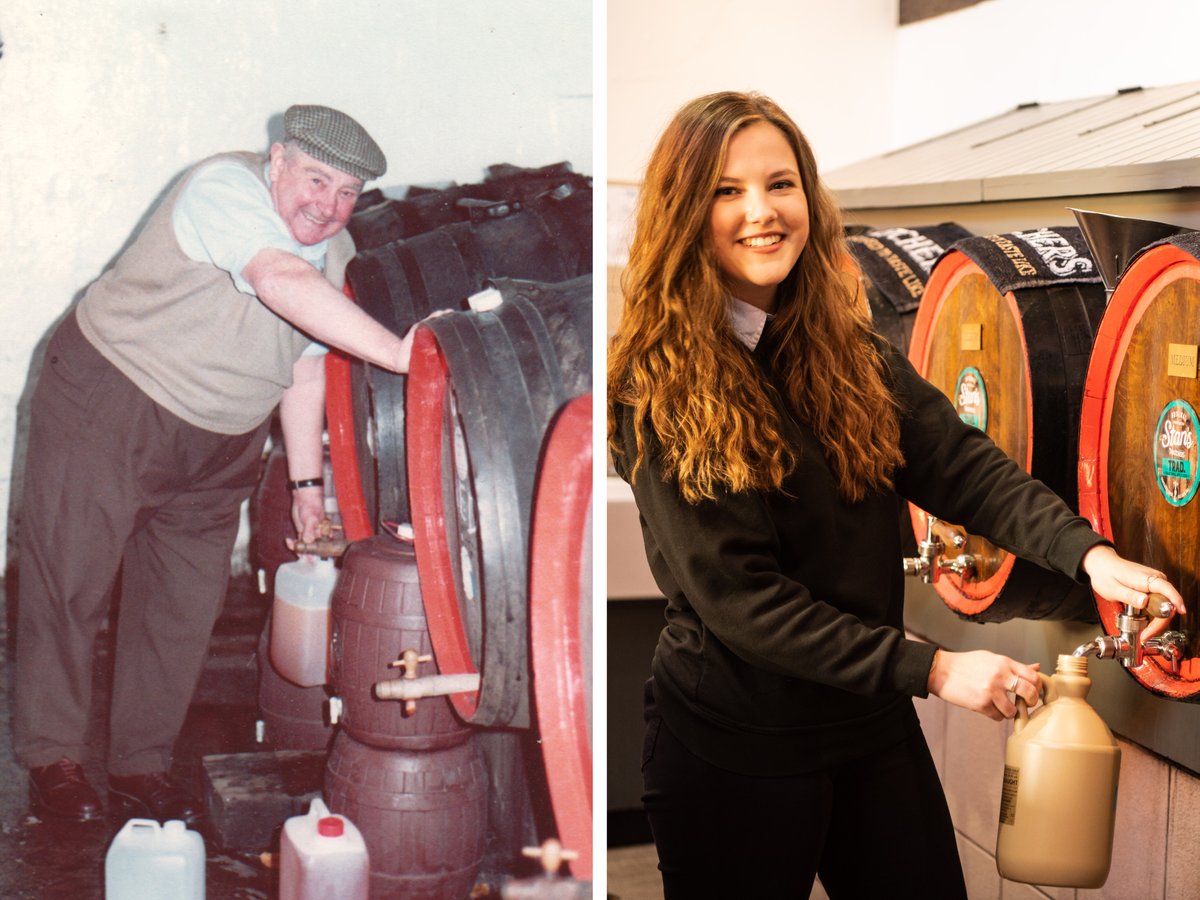 Did you know you can refill your containers right here at Myrtle Farm? It all started in the 1940s with our 2nd generation Cider Maker, Stan. 🍎 #WorldRefillDay
