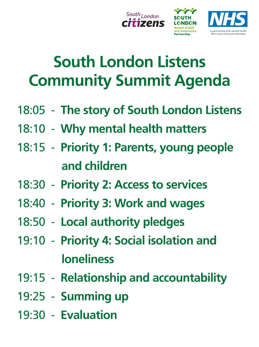 TODAY IS THE DAY! There is still time to sign up to tonight’s #southlondonlistens community summit. 6pm to 8pm on Zoom. Register here: citizensuk.org/listeningsummit