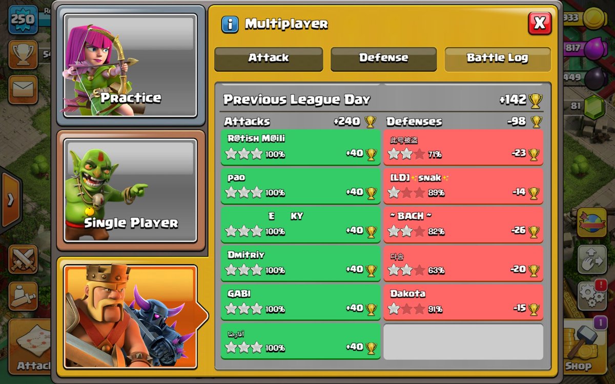 Guess who was busy yesterday and stopped at 6 attacks....😑