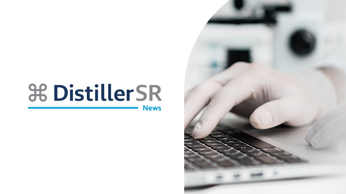 DistillerSR tweet media