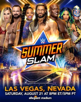 ABeardedMaster's tweet photo. It’ll be 22 months since my last live wrestling event by the time this event happens and I cannot wait for that time to be over!!! FINALLY live events return and I’m excited!!!
Who else is going?
#WWE #Summerslam2021 #BiggestPartyOfTheSummer #VivaLasVegas #B2TF #Boot2TheFace https://t.co/x0INVYKJCy