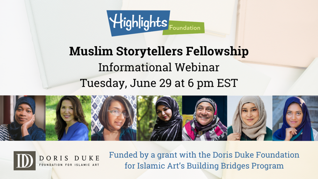 HighlightsFound's tweet photo. The application period is now open for our Muslim Storytellers Fellowship. Join us for an informational webinar Tues 6/29, 6pm EST--everyone is welcome! Find out more & register for the webinar here: https://t.co/WybsoYG88C
#MuslimStorytellers
#MuslimKidlit https://t.co/SUCnUXjyHE