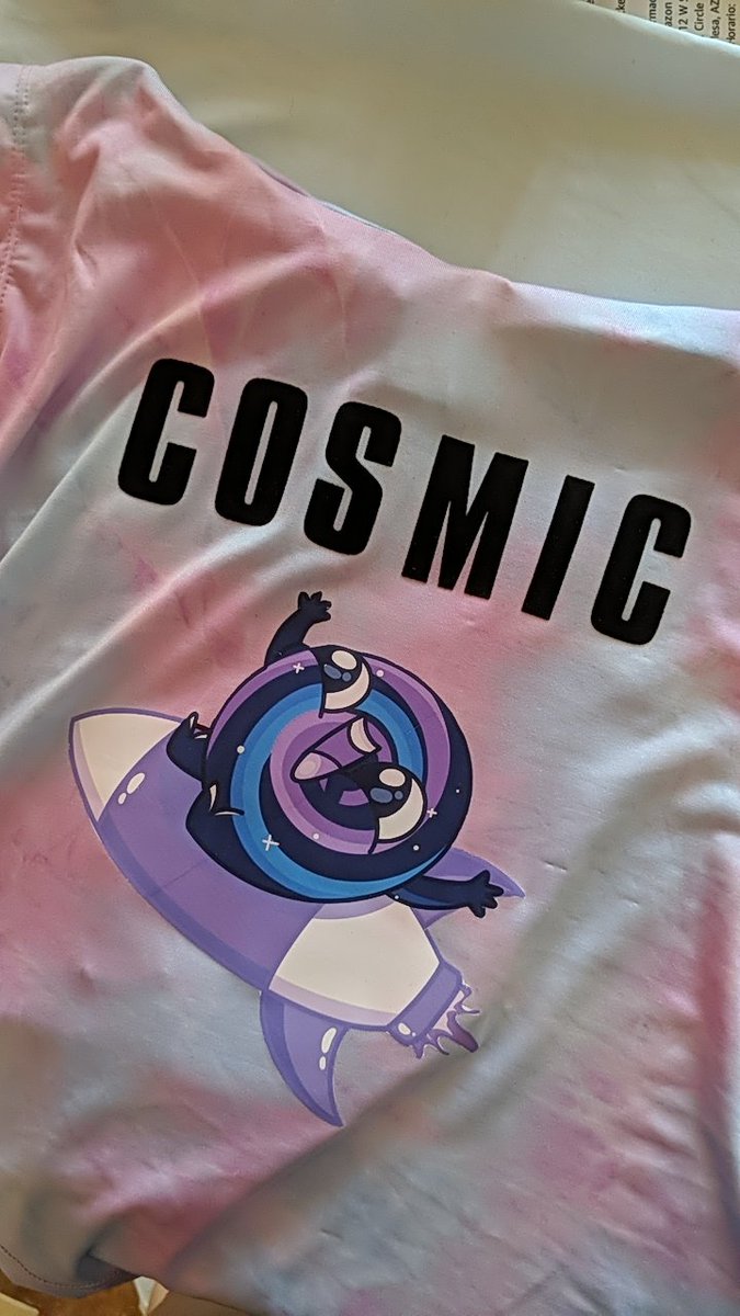 Morgann86789886's tweet image. @CosmicSwap check out my new Cosmo shirt 😌🌌🚀 #Defi #Crypto #CosmicSwap #merch