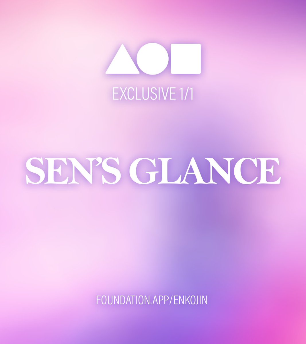 enkojin's tweet photo. "Sen's Glance" available on 
@withFND // @tryShowtime 

https://t.co/S2WDS3kONH

I have 4 invites to giveaway!
Post your artwork below and retweet! (img/vid only)

<3

#NFTCommunity #nftartist #nftcollector #FoundationInvite #foundationinvites #cryptoarist #OriginalContentArtist https://t.co/XTRaS97jrI