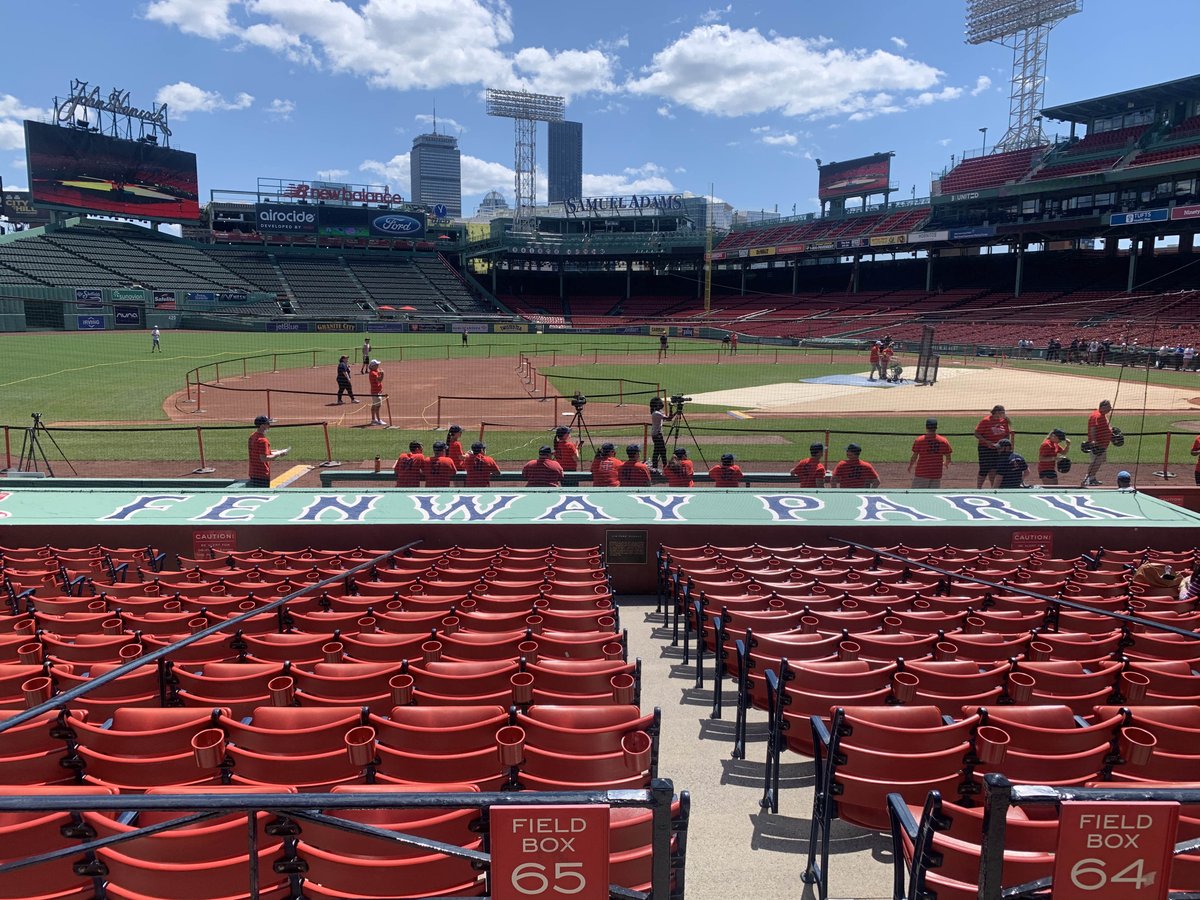 BostonABCD's tweet photo. Play ball! We’re thrilled to have @Shieldshcg and @RopesGray return to Fenway this year for #ABCDFieldOfDreams. Ropes &amp; Gray has been a part of this event since its inception 22 years ago! https://t.co/Pnc2RKbQhI