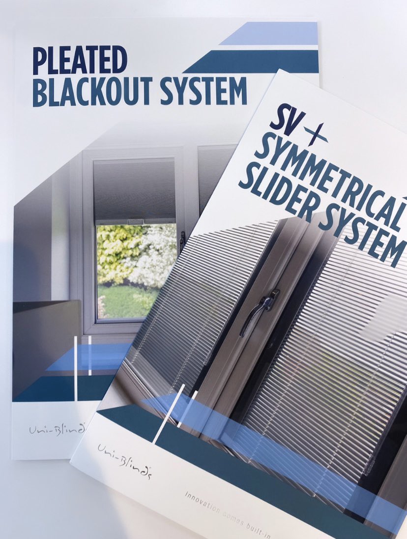 MorleyGlassGlaz's tweet image. NEW brochures for our exclusive pleated blackout and SV+ Uni-Blinds have just landed! Hands up if you would like some posting out 🙋🏼‍♀️ #screenline #uniblinds