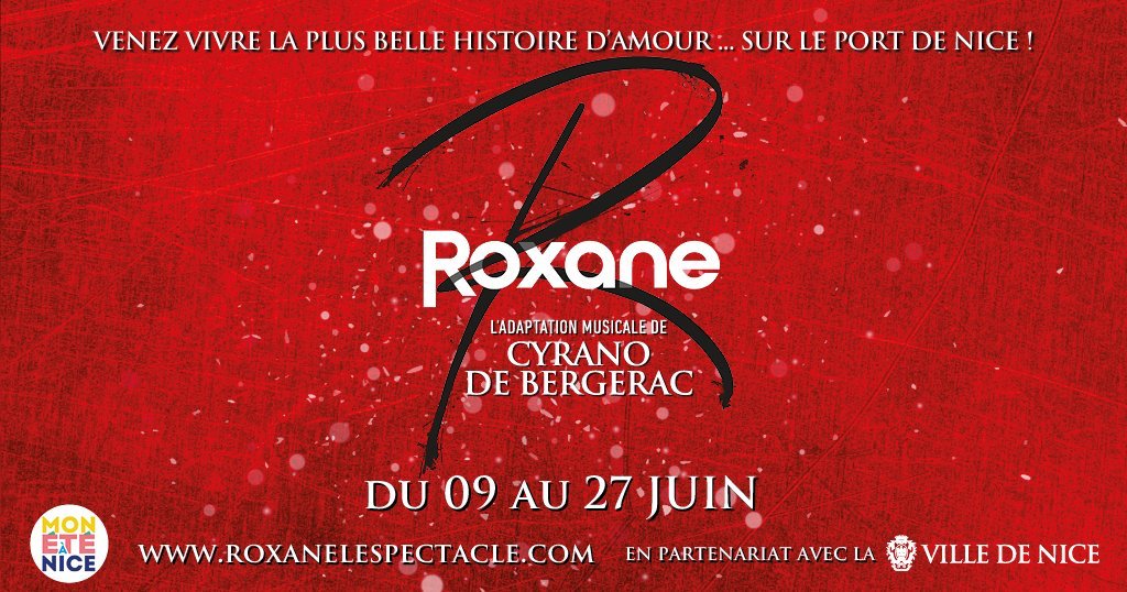 JeVisiteNice_fr's tweet photo. Du 9 au 27 juin, replongez-vous dans l'œuvre d'Edmond Rostand avec #Roxane Le Spectacle au port de #Nice06 !

➡️ https://t.co/W6anvQbUkB https://t.co/XoV5NfKKew