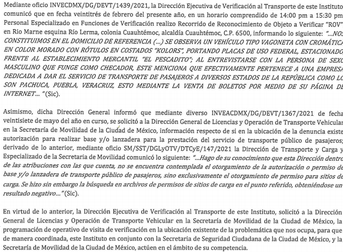 <a href="/LaSEMOVI/">Secretaría de Movilidad CDMX</a> y <a href="/UCS_GCDMX/">Unidad de Contacto del Secretario SSC CDMX</a>, les anticipo q <a href="/inveacdmx/">INVEACDMX</a> confirmó q <a href="/Kolors_MX/">Kolors</a> NO tiene permiso para operar en la calle. En cualquier momento les avisan para hacer operativos y evitar q se establezcan en rio Marne Col. Cuauhtemoc. @TORRESSLOPEZZ <a href="/AnaJVillagran/">Ana J Villagrán</a>. Comparto fragmento 
👇