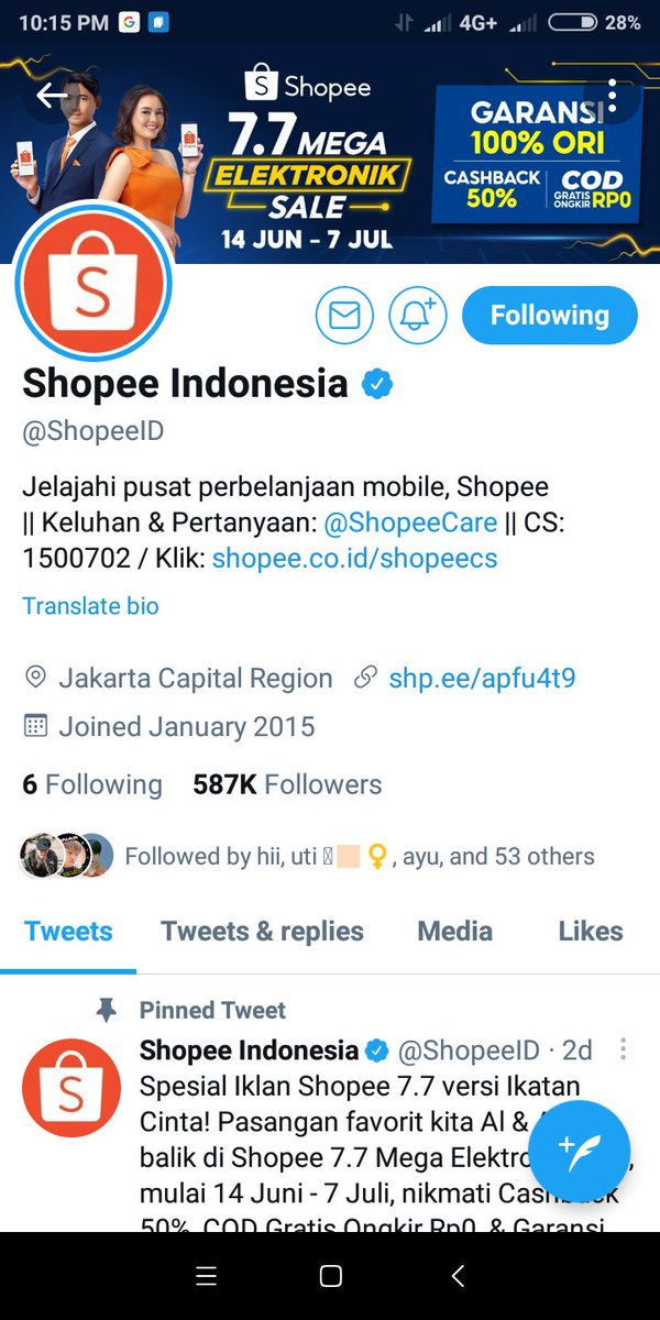 YaniNoviani9's tweet photo. Don't Fight The Feeling, datanglah ke rumahkuuuuuu. Amin
#DFTFDariShopee 
@ShopeeID https://t.co/DvgG2zG5dt