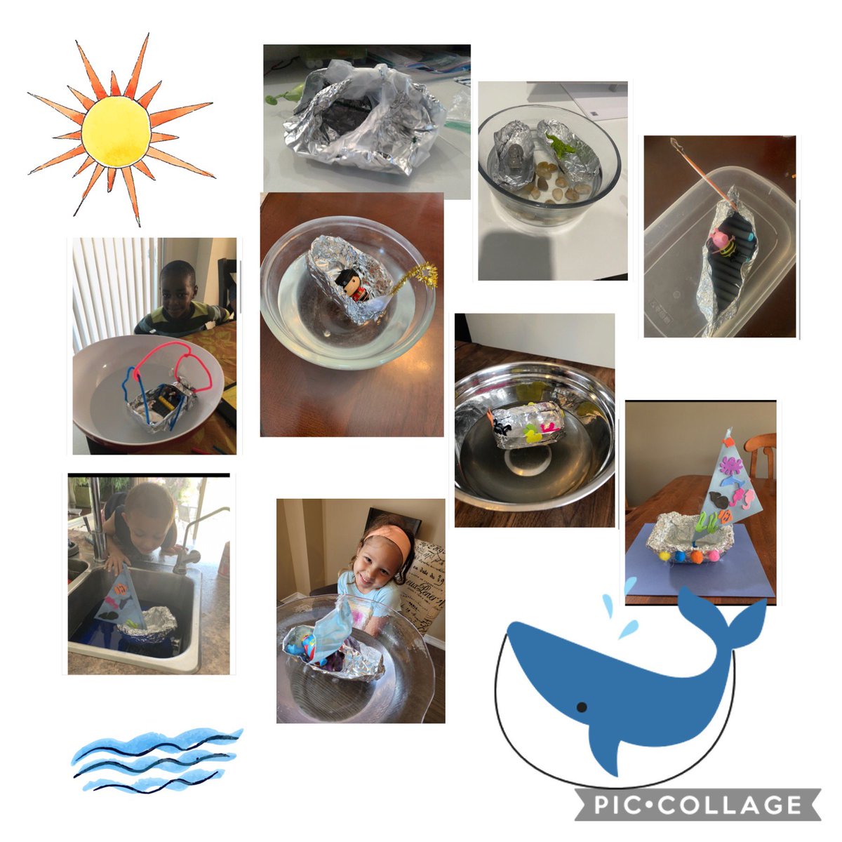 K4 set sail for this STEM challenge! We learned all about marine life and built our own boats out of tin foil, pipe cleaners and other fun materials. We added little passengers and watched to see if our vessels would float. <a href="/conmcall/">Connie McAllister</a> <a href="/stbasilbulldogs/">St. Basil</a>