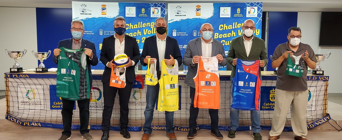 Gran Canaria recibirá la Challenge Beach Volley Cup 2021, que se ha presentado en la mañana de hoy en el <a href="/GCArenaOficial/">Gran Canaria Arena</a>.👌🏼
Al acto de presentación ha acudo el consejero de Deportes del <a href="/GranCanariaCab/">Cabildo Gran Canaria</a>, Francisco Castellano.